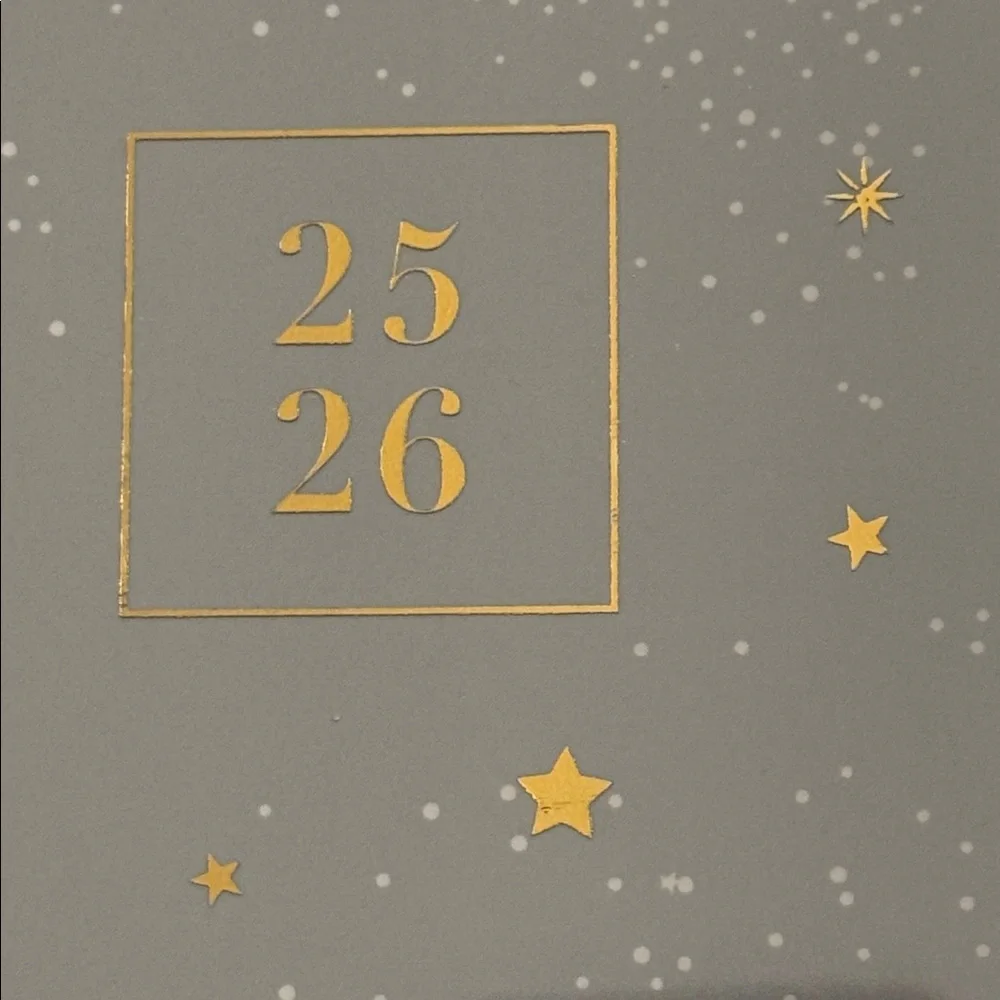 Bundle Rachel Parcell Gray and Gold Planning Calendar
